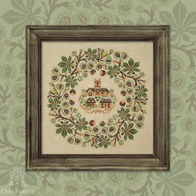 Digital embroidery chart “Northern Chestnut”