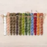 Set of OwlForest Hand-Dyed Threads for the “Lubava” Chart (Thread Trade n.a. Kirov)
