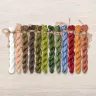 Set of OwlForest Hand-Dyed Threads for the “Lubava” Chart (Thread Trade n.a. Kirov)