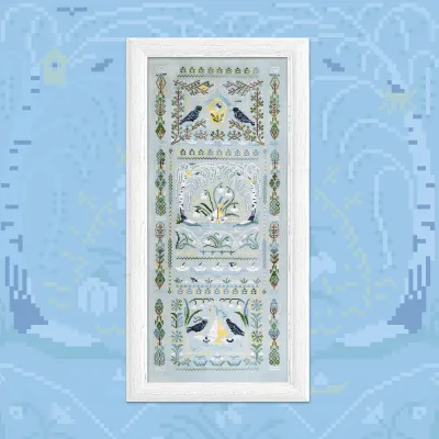 Digital embroidery chart “Spring Is Coming”