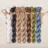 Set of OwlForest Hand-Dyed Threads for the “Sparrows” Chart (DMC)