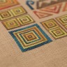 Booklet of the Embroidery Chart “Mesoamerican Motifs. Panel Picture” 5 colors