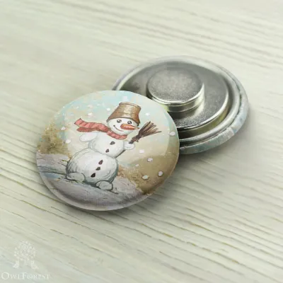 Magnet Needle Minder “Snowman”