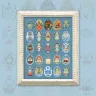 Digital embroidery chart “Easter Miniatures”