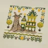 Printed embroidery chart “Snail Houses. Lemon”