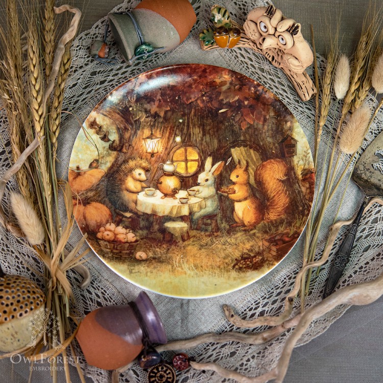 “Harvest Festival”  Plate