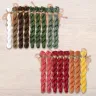 Set of OwlForest Hand-Dyed Threads for the “Christmas Eve” Chart (Thread Trade n.a. Kirov)