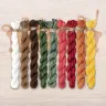 Set of OwlForest Hand-Dyed Threads for the “Christmas Eve” Chart (Thread Trade n.a. Kirov)
