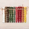 Set of OwlForest Hand-Dyed Threads for the “Christmas Eve” Chart (Thread Trade n.a. Kirov)