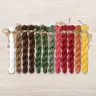 Set of OwlForest Hand-Dyed Threads for the “Christmas Eve” Chart (Thread Trade n.a. Kirov)