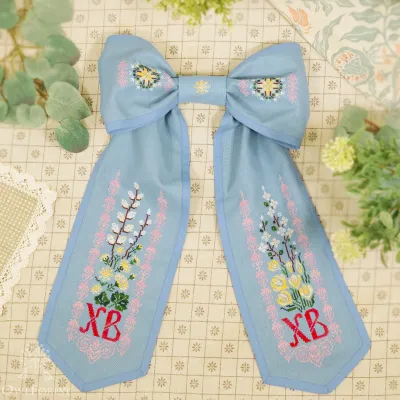 Digital embroidery chart “Easter Bow”