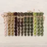 Set of OwlForest Hand-Dyed Threads for the “Northern Chestnut” Chart (DMC)