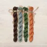 Set of OwlForest Hand-Dyed Threads for the “Siberian Window” Chart (Thread Trade n.a. Kirov)