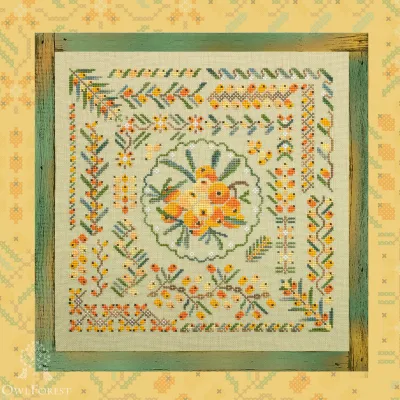 Embroidery kit “Seabuckthorn Summer”