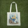 “Phoenix Constellation” Linen Shopping Bag 