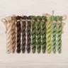 Set of OwlForest Hand-Dyed Threads for the “Northern Chestnut” Chart (Thread Trade n.a. Kirov)