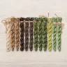 Set of OwlForest Hand-Dyed Threads for the “Northern Chestnut” Chart (Thread Trade n.a. Kirov)
