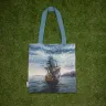 “Columba constellation” Linen Shopping Bag 