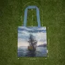 “Columba constellation” Linen Shopping Bag 