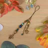 Scissor Fob “Wondrous Garden Custodians” Bronzy Metal Color Fittings