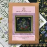 Printed embroidery chart “Wild Grasses. Bumblebee”