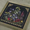 Printed embroidery chart “Wild Grasses. Bumblebee”