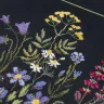 Printed embroidery chart “Wild Grasses. Bumblebee”