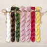 Set of OwlForest Hand-Dyed Threads for the “Easter Bow” Chart (Thread Trade n.a. Kirov)