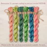 Set of OwlForest Hand-Dyed Threads for the Embroidery Chart “The Sea King” (DMC)