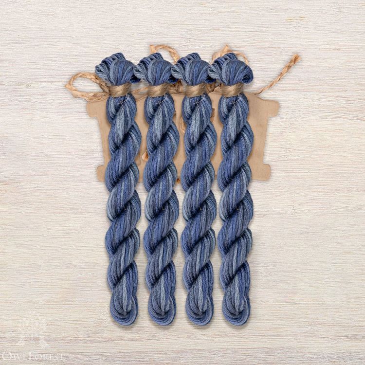 Set of OwlForest Hand-Dyed Threads for the “Apples of Youth” Chart (Thread Trade n.a. Kirov)