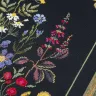 Digital embroidery chart “Wild Grasses. Bumblebee”