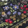 Digital embroidery chart “Wild Grasses. Bumblebee”