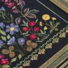 Digital embroidery chart “Wild Grasses. Bumblebee”