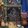 Digital embroidery chart “Wild Grasses. Bumblebee”