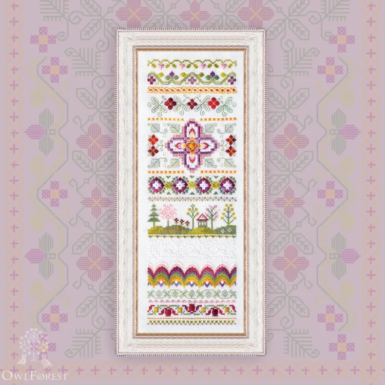 Digital embroidery chart “Color of the Spring”