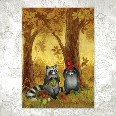 “Warm Beanies” Postcard