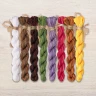 Set of OwlForest Hand-Dyed Threads for the “Flower Festival” (DMC) 