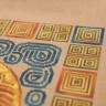 Twin-wire Binding Booklet of the Embroidery Charts “Mesoamerican Motifs” 5 colors