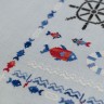 Printed embroidery chart “The Cat and the Sea”