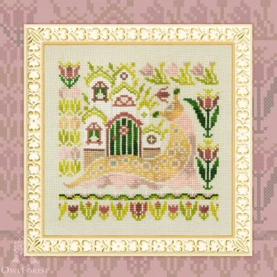 Embroidery kit “Snail Houses. Tulips”