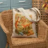 “Foxes” Linen Shopping Bag