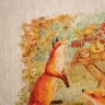 “Foxes” Linen Shopping Bag