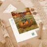 “The Biggest  Pumpkin” Postcard
