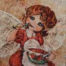 “Fairy and Jam” Linen Shopping Bag 