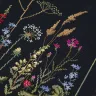 Digital embroidery chart “Wild Grasses. Grasshopper”