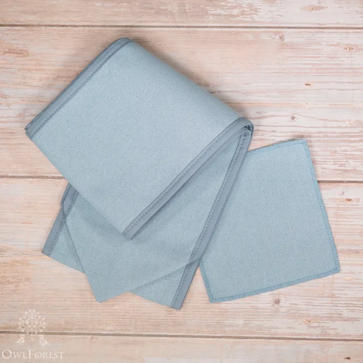Fabric with binding for the “Easter Bow” chart