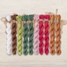 Set of OwlForest Hand-Dyed Threads for the “Summer Lullaby” Chart (DMC)