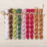 Set of OwlForest Hand-Dyed Threads for the “Summer Lullaby” Chart (DMC)