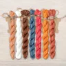 Set of OwlForest Hand-Dyed Threads for “Proverbs. About the Importance of Making Efforts” Chart (Thread Trade n.a. Kirov)