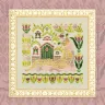 Printed embroidery chart “Snail Houses. Tulips”